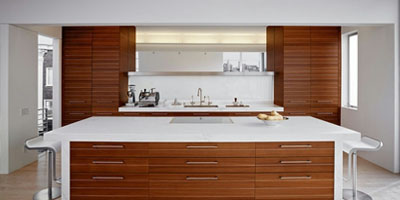 Mirror door kitchens mitchell act